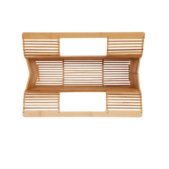 Cult Gaia Top Handle Bamboo Bag NWT Natural - Picture 6 of 8